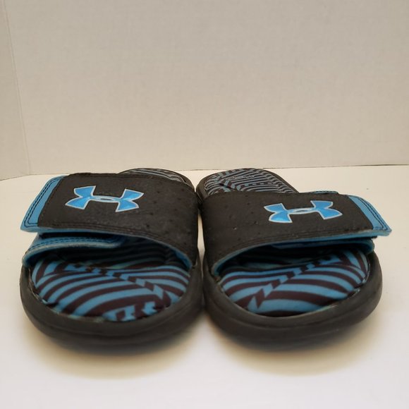 Boys Under Armour Slides - Picture 2 of 6